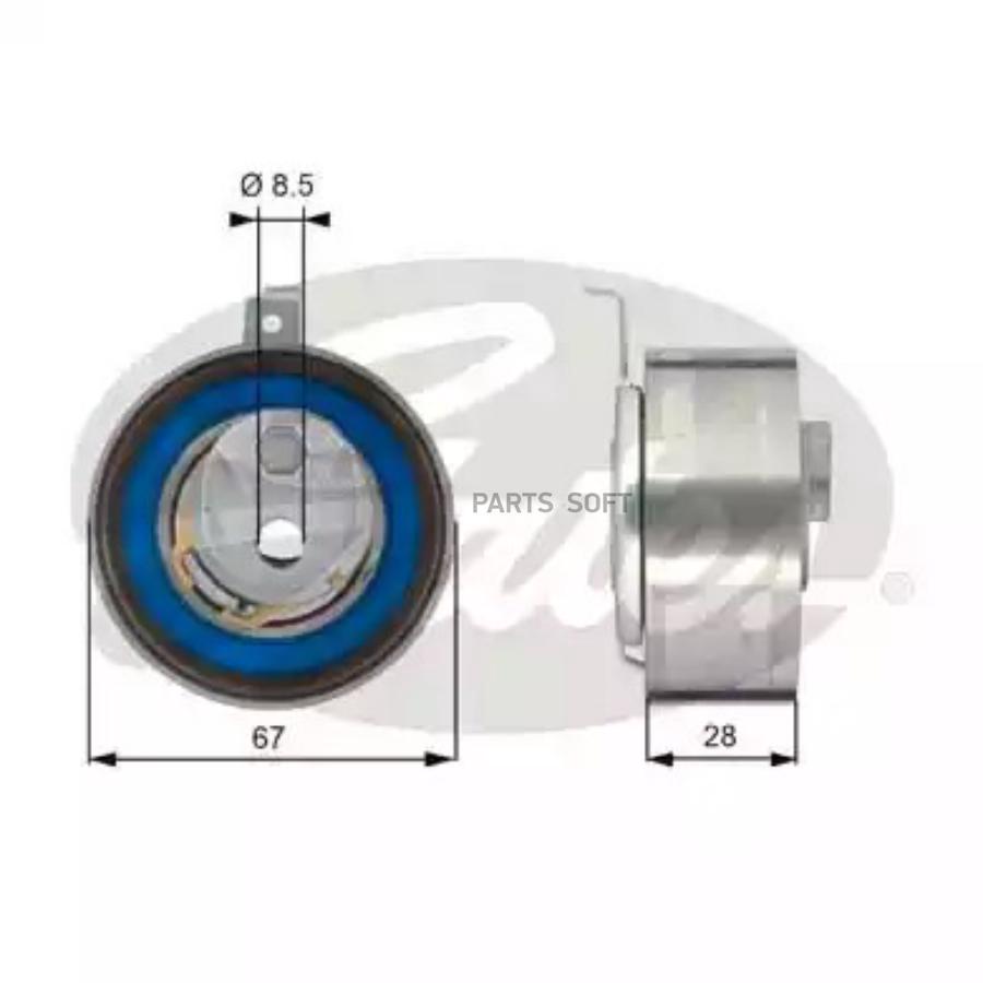 

Ролик Gates T43152