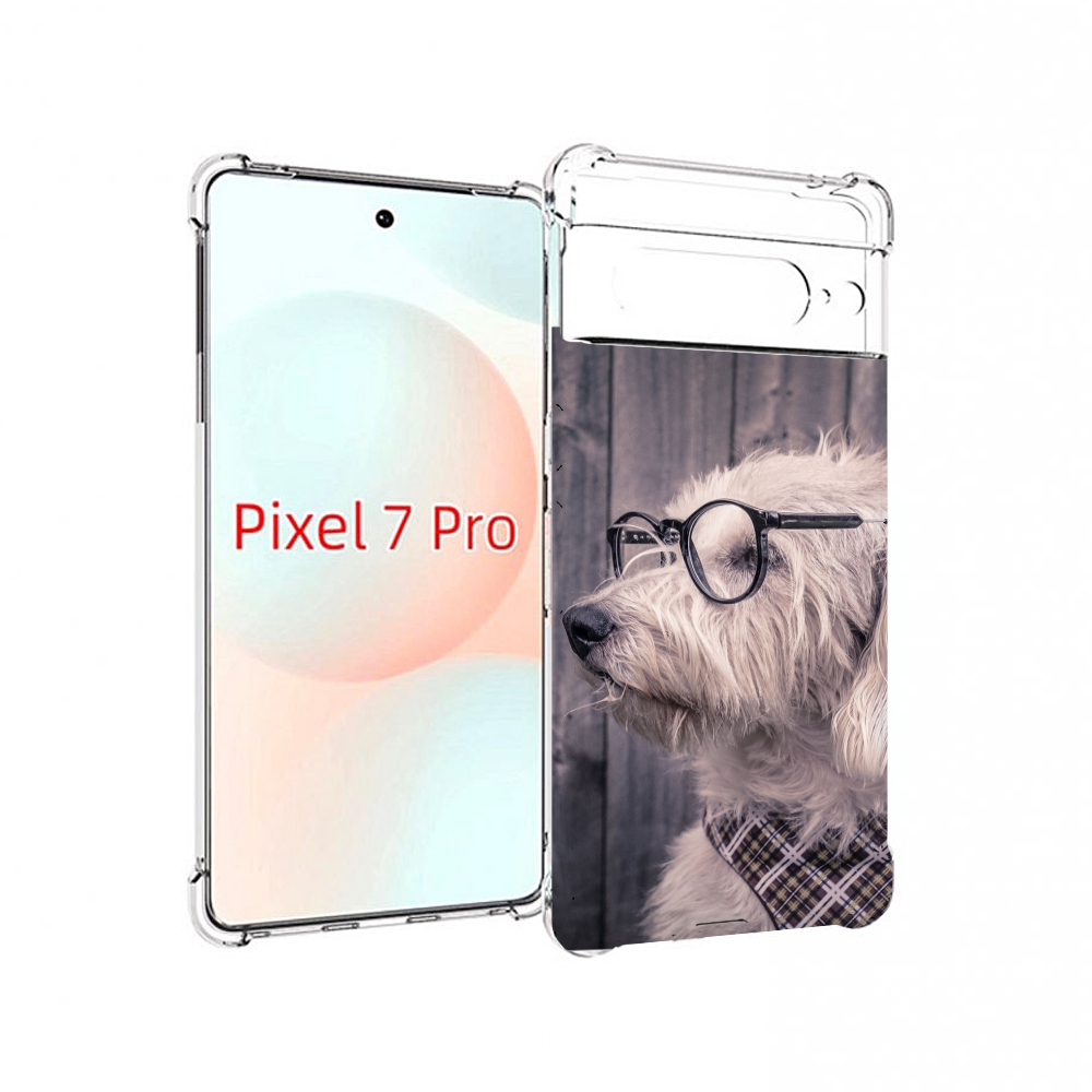 

Чехол Mypads Собака-В-Очках Для Google Pixel 7 Pro, Прозрачный, Tocco