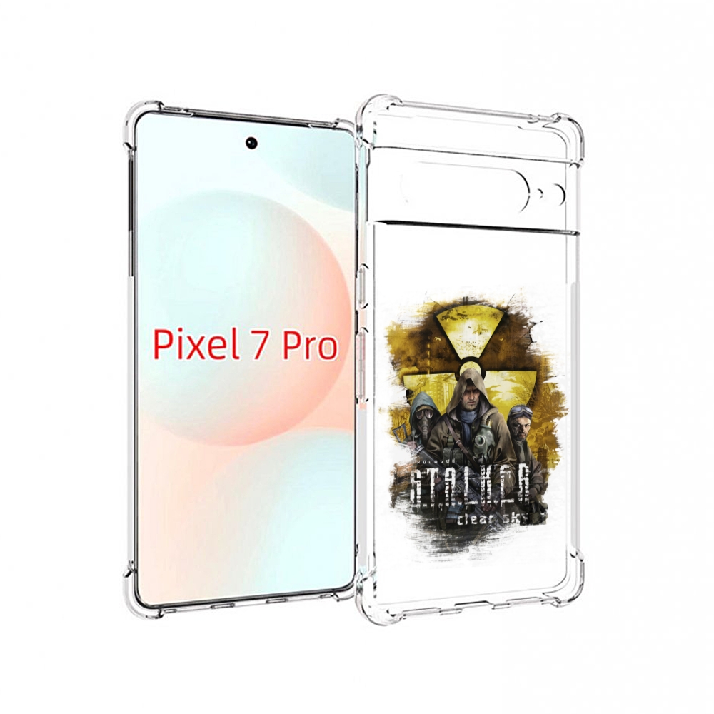 

Чехол Mypads Сталкер Мужской Для Google Pixel 7 Pro, Прозрачный, Tocco