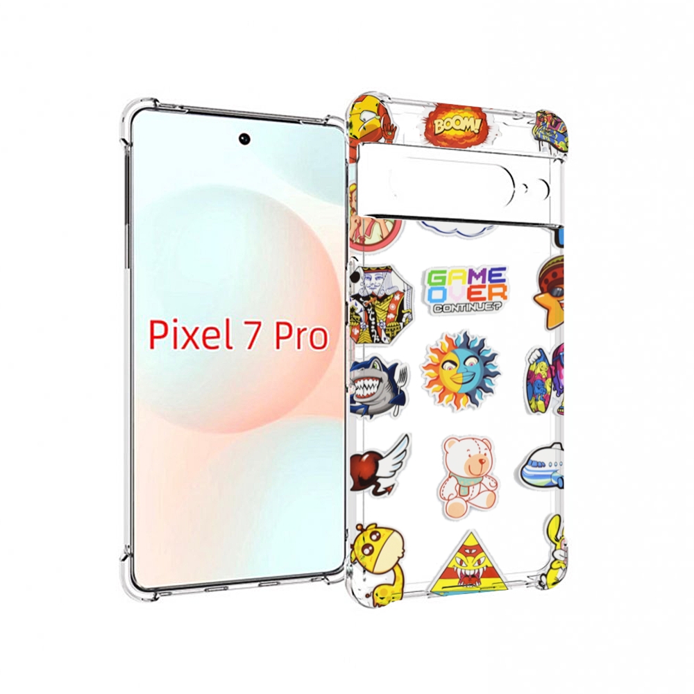 

Чехол Mypads Стикеры Для Google Pixel 7 Pro, Прозрачный, Tocco