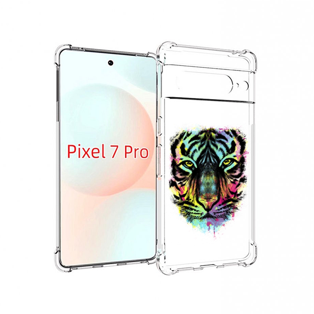 

Чехол Mypads Тигр 1 Для Google Pixel 7 Pro, Прозрачный, Tocco