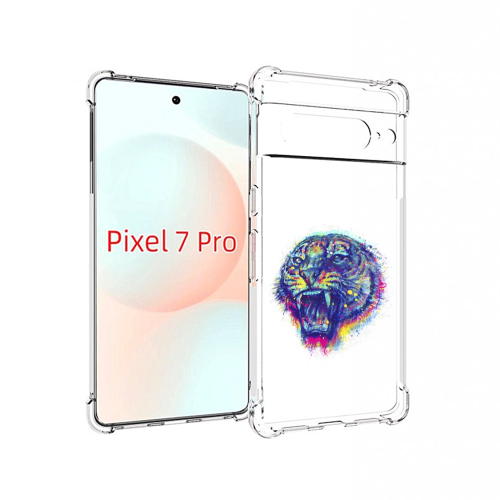 

Чехол Mypads Тигр 2 Для Google Pixel 7 Pro, Прозрачный, Tocco
