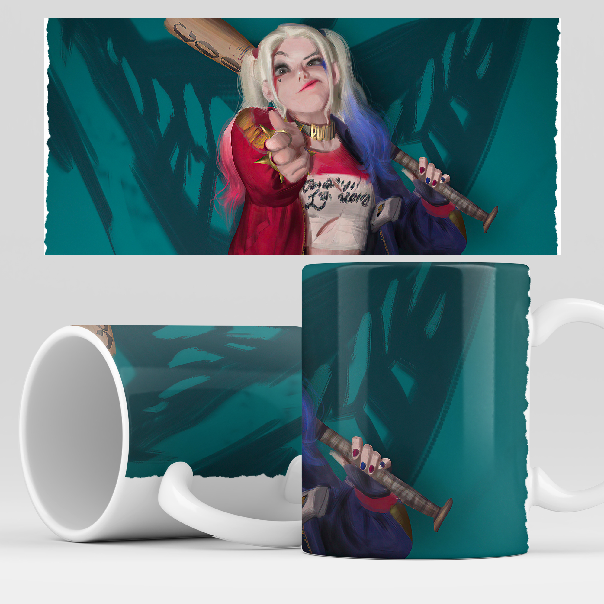 

Кружка RocketCup с принтом "Харли Квинн", HarleyQuinn10