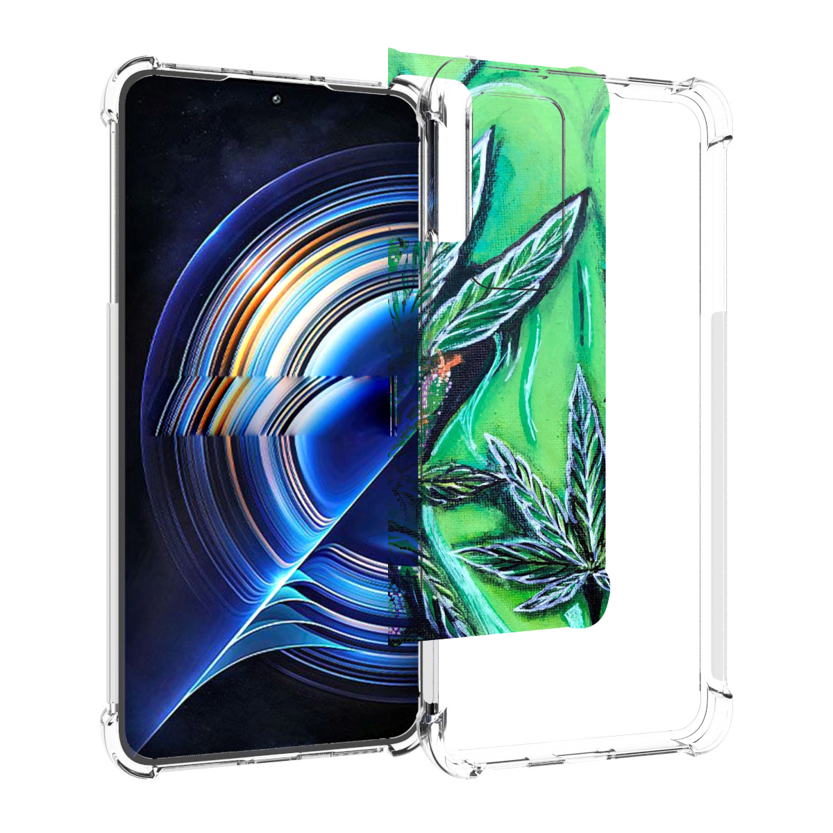 

Чехол MyPads зеленая девушка для Tecno Camon 19 Neo, Прозрачный, Tocco