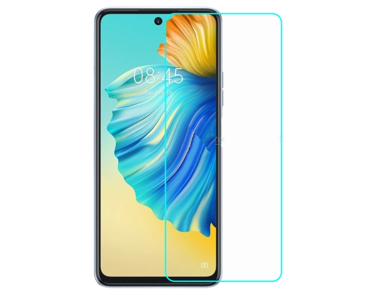 фото Защитное стекло mypads на tecno camon 17p 4/128gb, зеленый с олеофобным покрытием