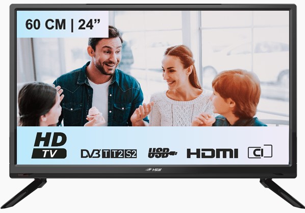 

Телевизор I-STAR L24A550, 24"(61 см), HD, Черный, L24A550
