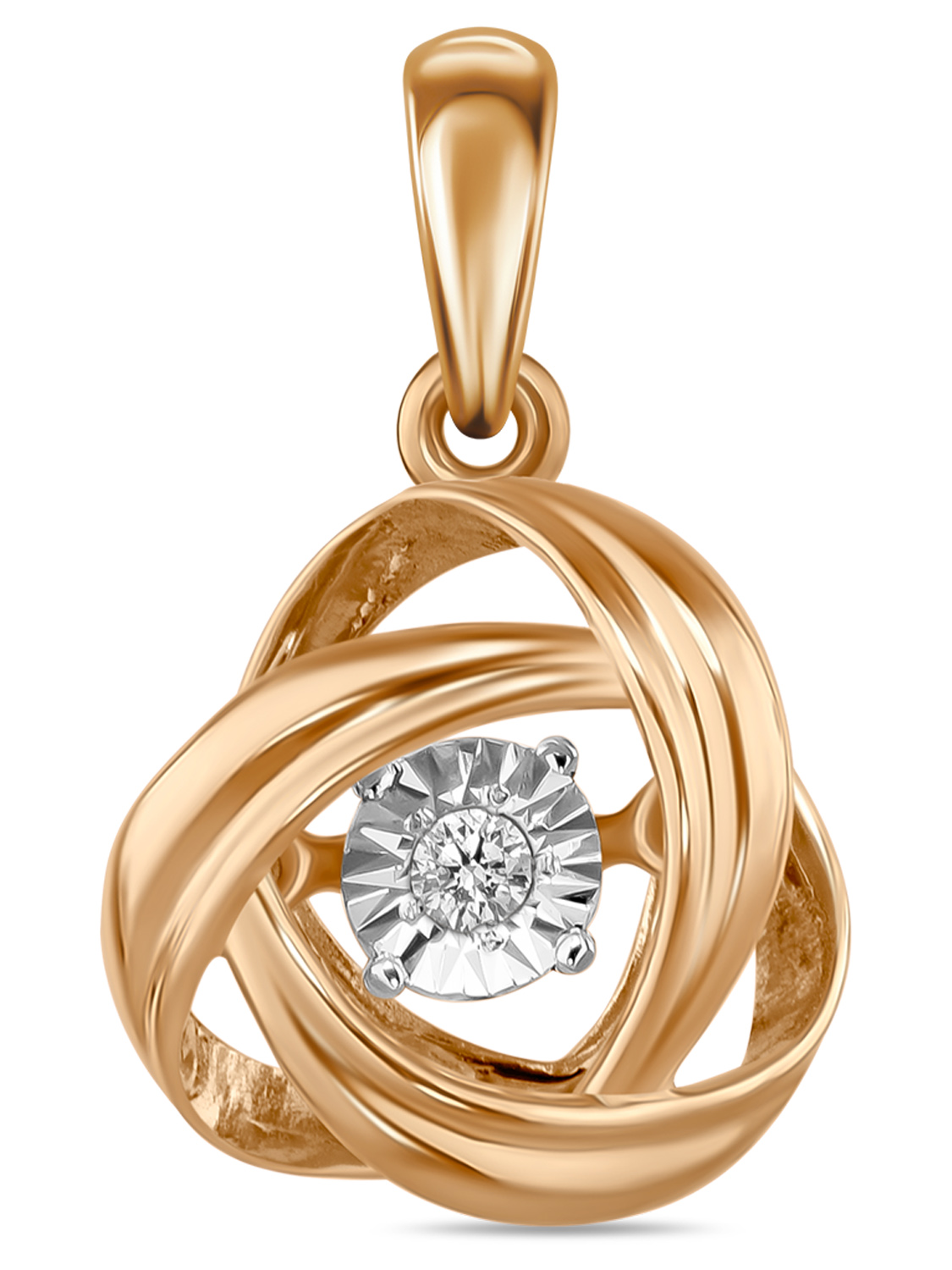 

Кулон из золота MIUZ Diamonds (Московский ювелирный завод) P01-PL-34397-R, бриллиант, P01-PL-34397-R