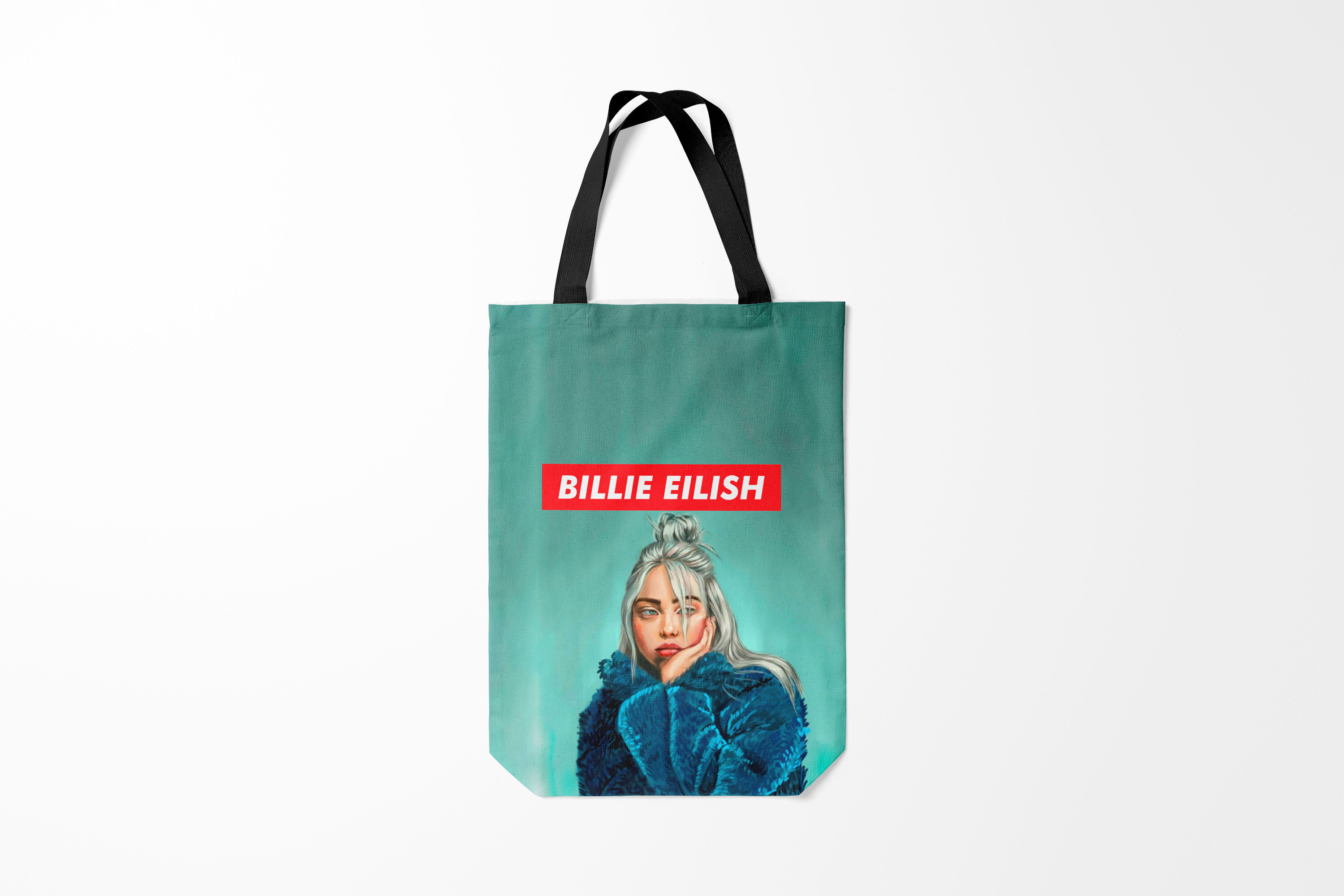 

Сумка шoппер унисекс Burnettie Billie Eilish, черный, Billie Eilish