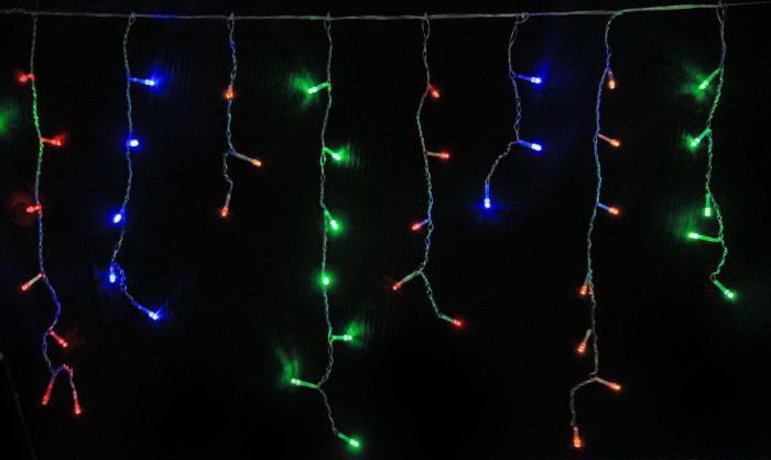 Световые сосульки Мастерская Деда Мороза GLQ-301-3M-108-M 3x0,5 м разноцветный/RGB