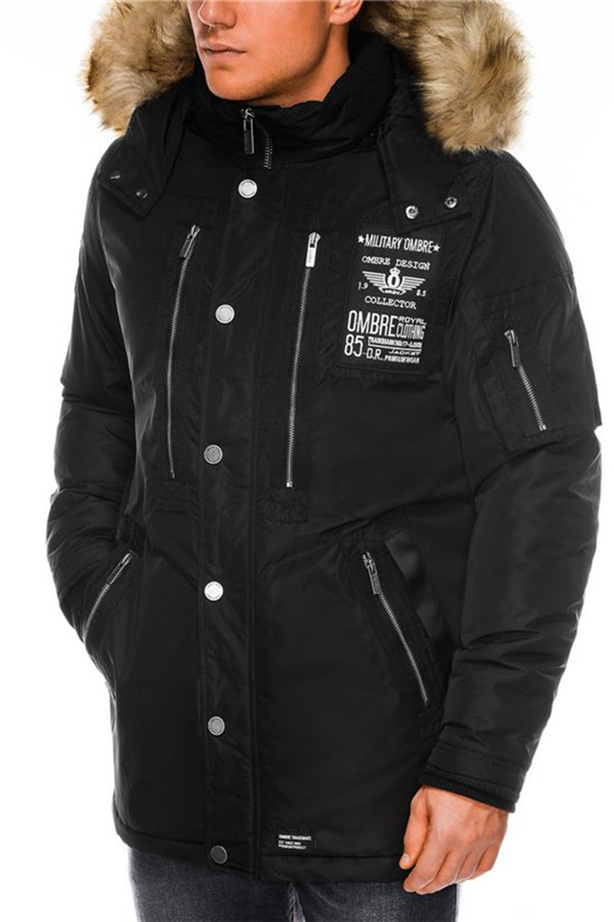 фото Куртка мужская ombre c360 черная 44-46