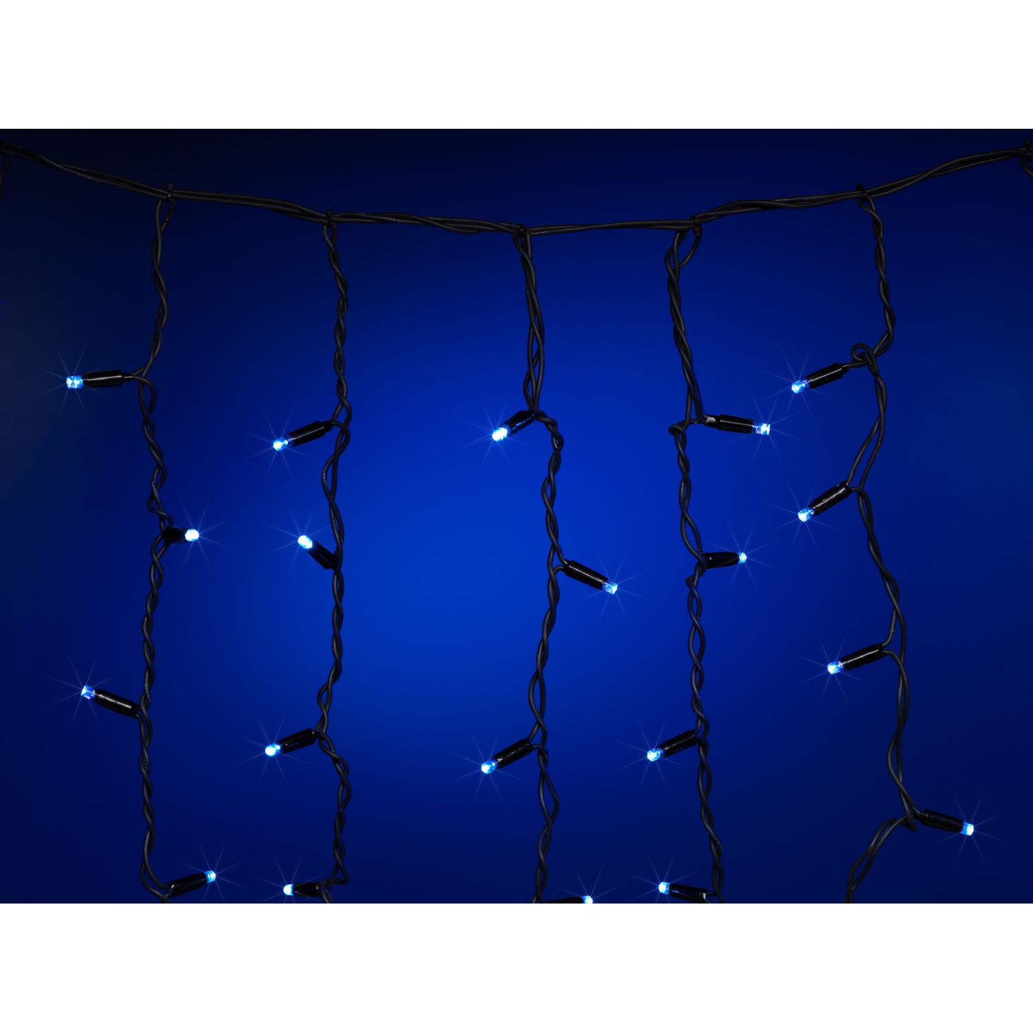 Световой занавес Мастерская Деда Мороза GLQ-201R-2020-400-B 2x2 м синий