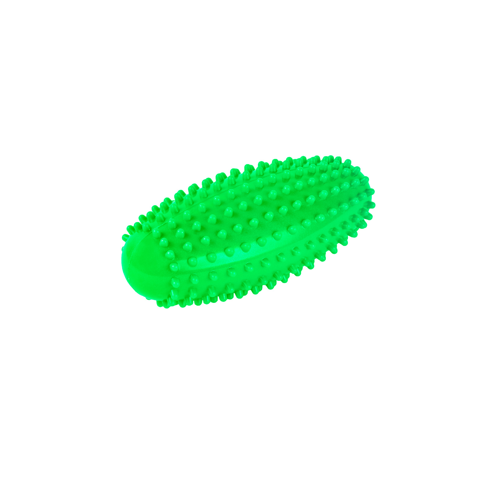 Массажер-ролик CLIFF резиновый надувной, цилиндр выпуклый, зеленый