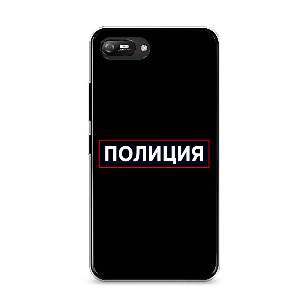 

Чехол Awog на Itel A25/A35 "Police logo", Разноцветный