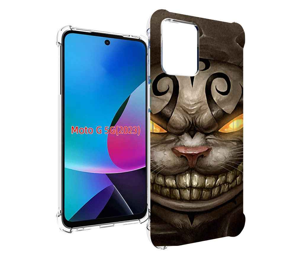 

Чехол MyPads злой котик с желтыми глазами для MOTO G 5G 2023, Tocco