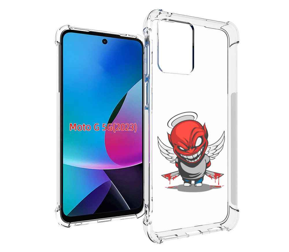 

Чехол MyPads злой-ангел для MOTO G 5G 2023, Tocco
