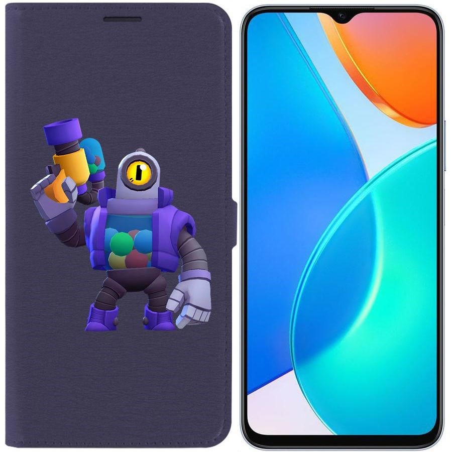 

Чехол-книжка Eco Book для Honor X6 Brawl Stars-Рико