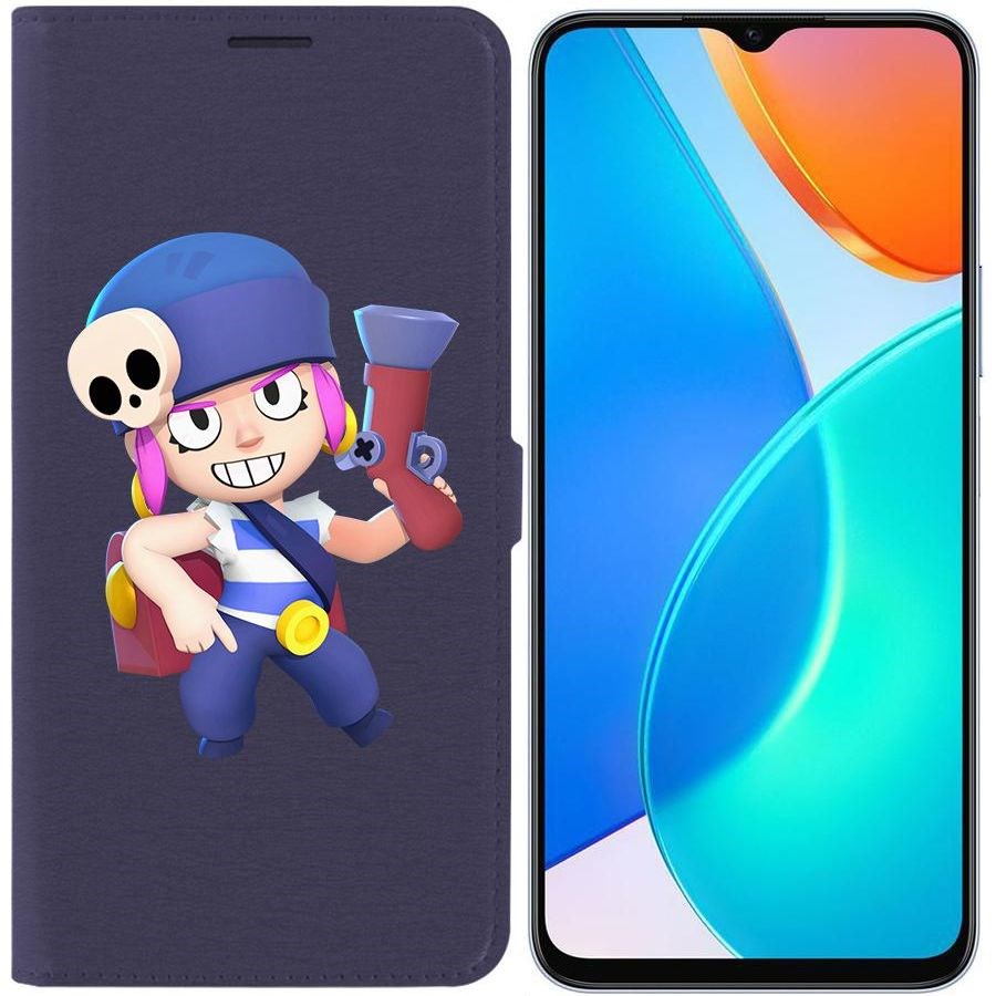 

Чехол-книжка Eco Book для Honor X6 Brawl Stars-Пенни