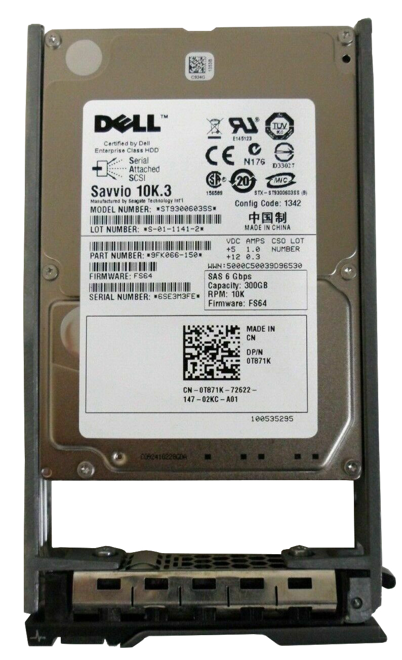 

Жесткий диск Dell 0T871K 300 ГБ (0T871K), 0T871K
