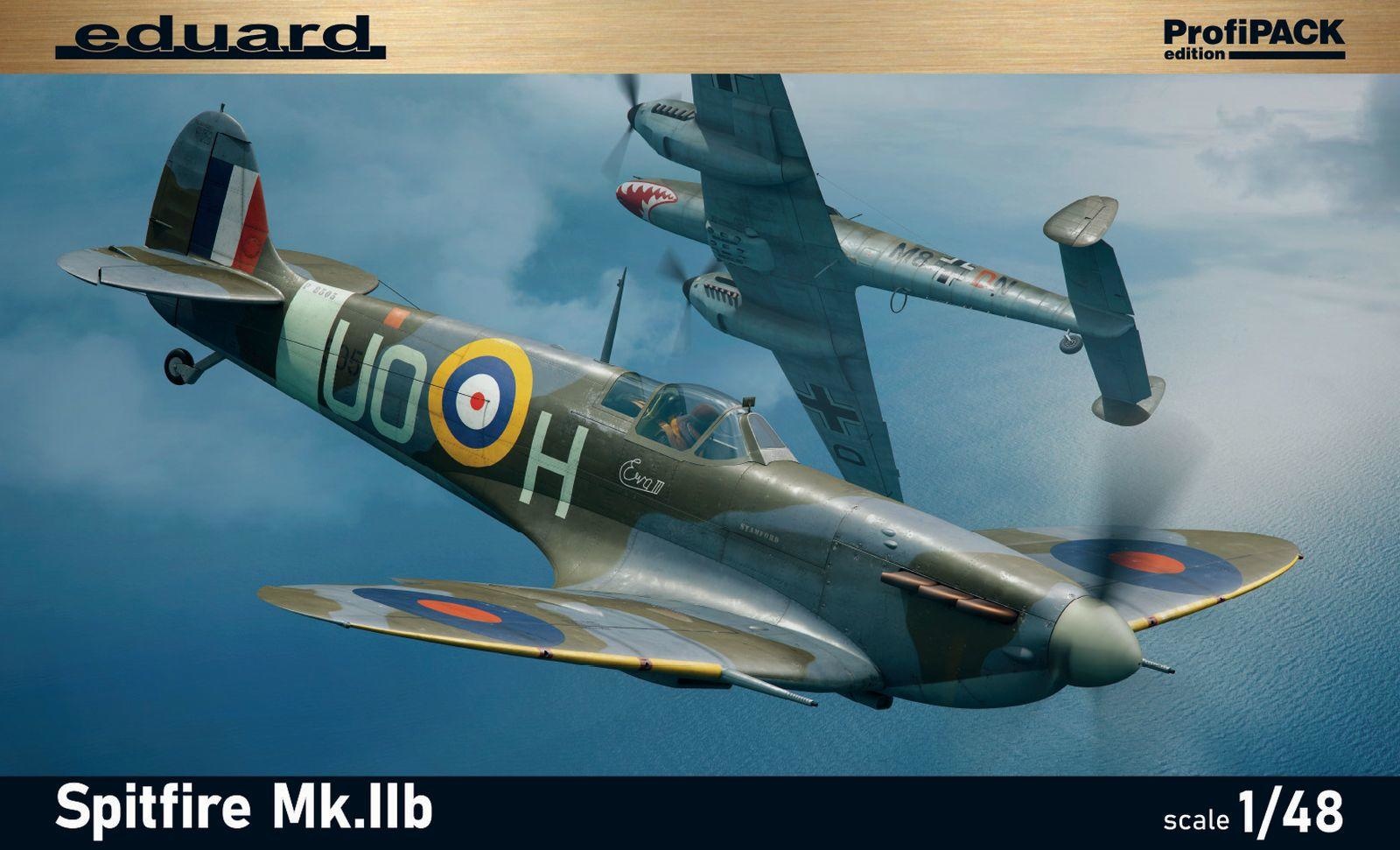 фото Сборная модель eduard 1/48 истребитель spitfire mk. iib 82154