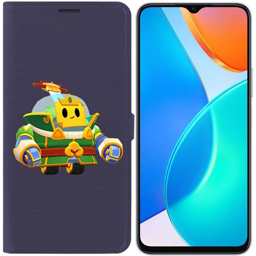 

Чехол-книжка Eco Book для Honor X6 Brawl Stars-Изумрудный Принц Спраут