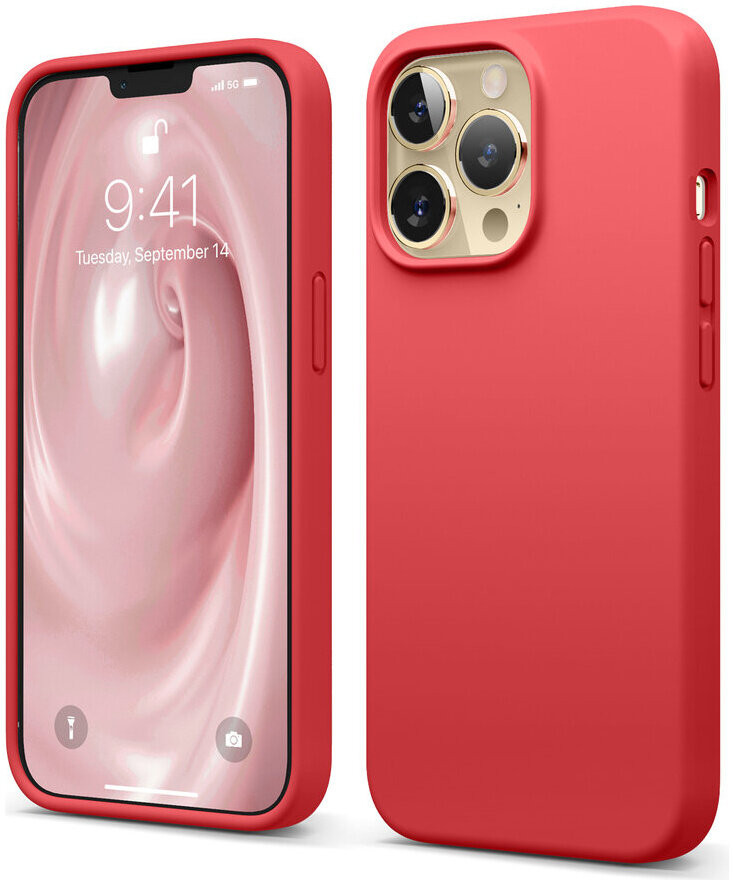 фото Чехол elago soft silicone (liquid) для iphone 13 pro, цвет красный (es13sc61pro-rd)