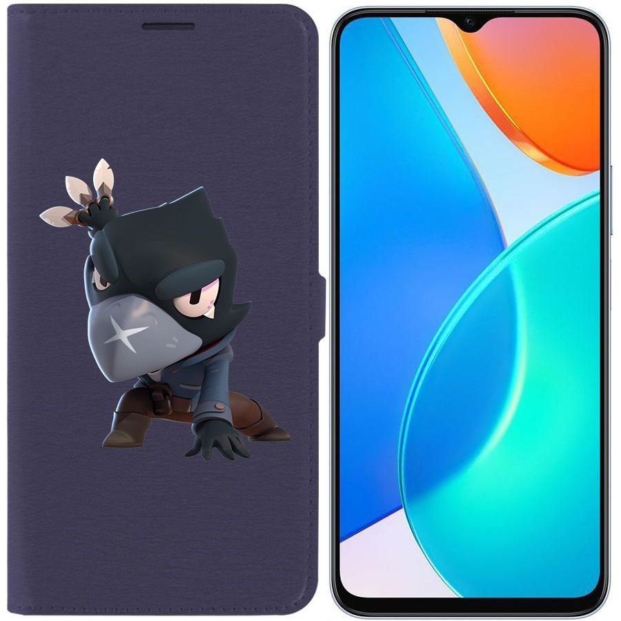 

Чехол-книжка Eco Book для Honor X6 Brawl Stars-Ворон