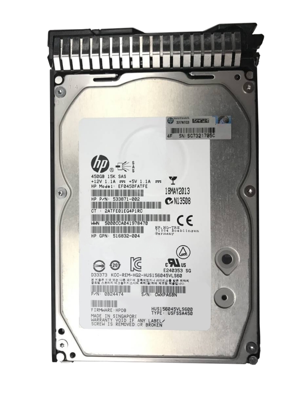 

Жесткий диск HP 652615-B21 450 ГБ (652615-B21), 652615-B21