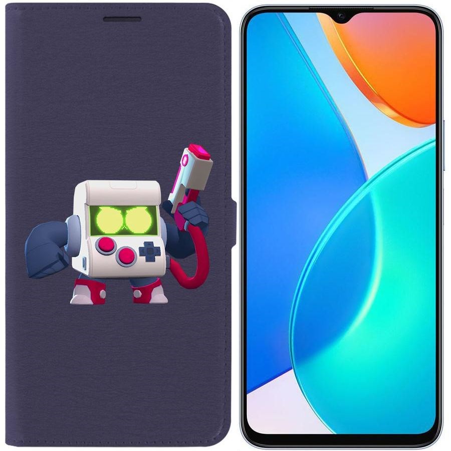 

Чехол-книжка Eco Book для Honor X6 Brawl Stars-8-БИТ классический