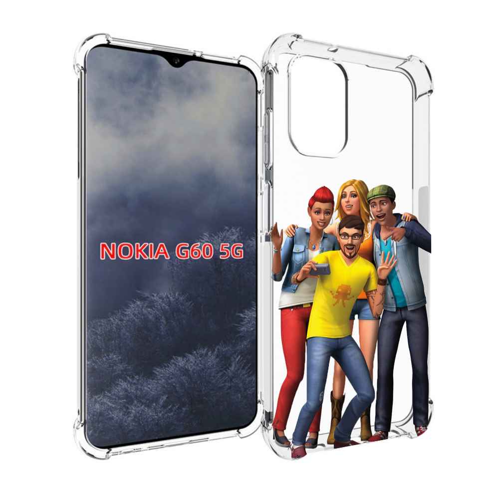 

Чехол MyPads sims для Nokia G60 5G, Прозрачный, Tocco