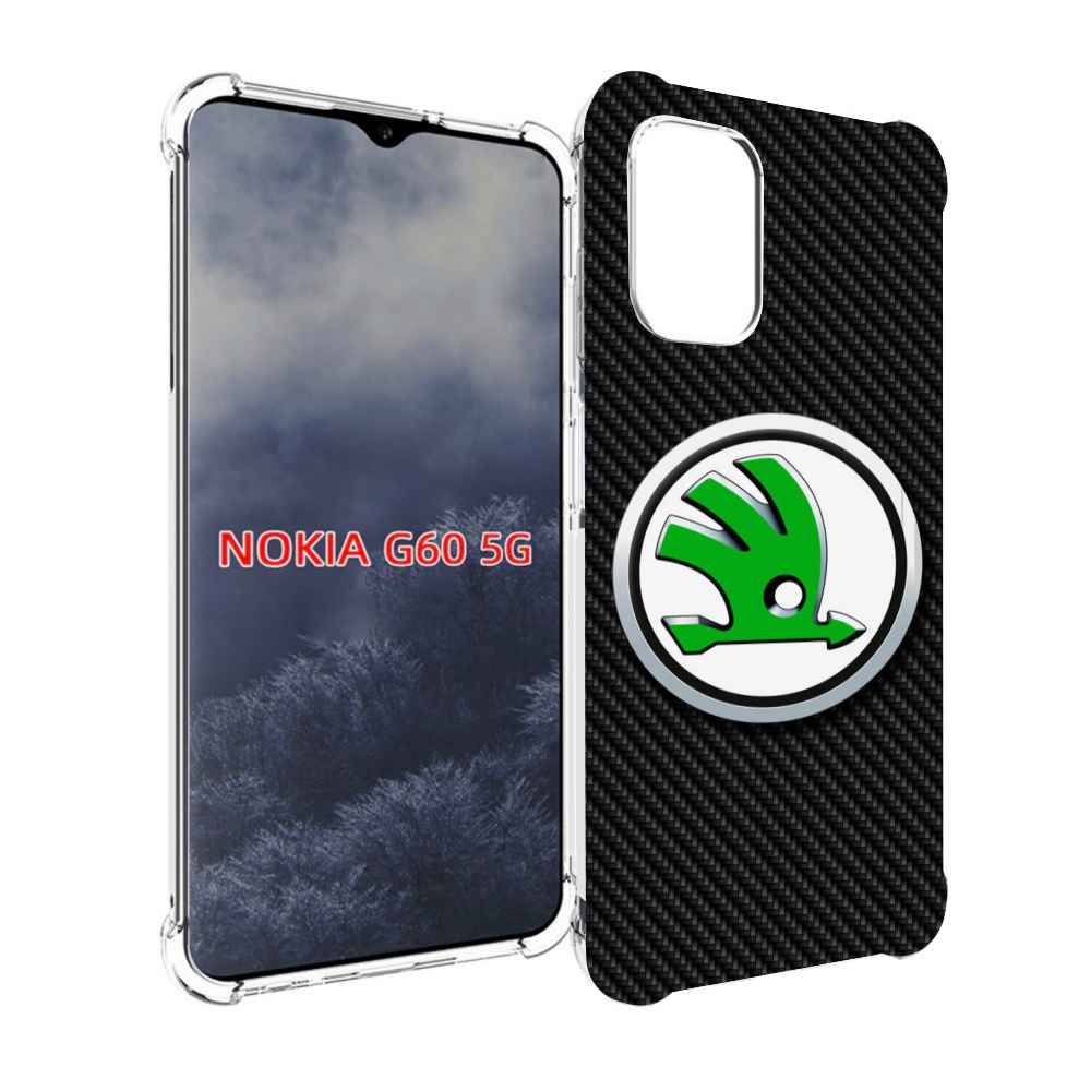 

Чехол MyPads skoda шкода 2 для Nokia G60 5G, Прозрачный, Tocco