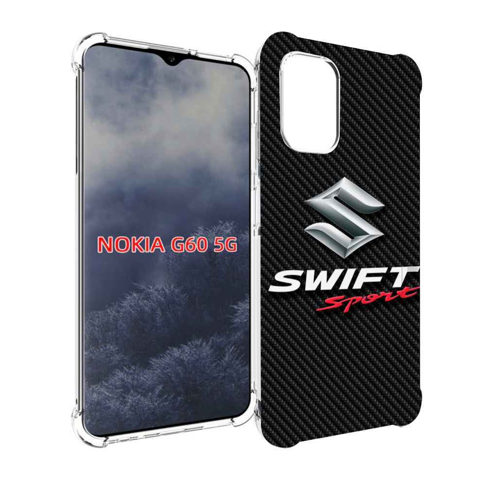 

Чехол MyPads suzuki сузуки 1 мужской для Nokia G60 5G, Прозрачный, Tocco