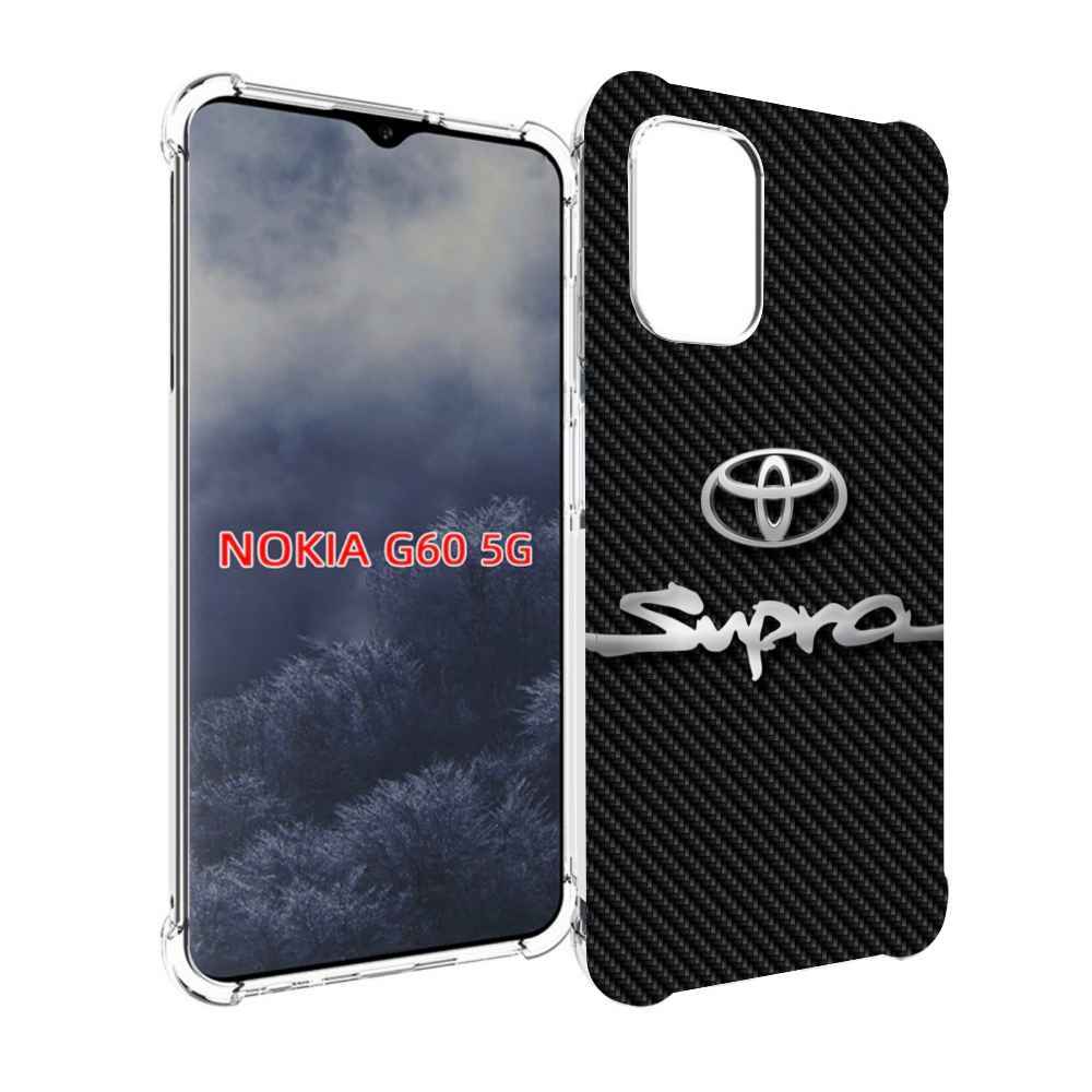 

Чехол MyPads toyota тоиота 2 для Nokia G60 5G, Прозрачный, Tocco