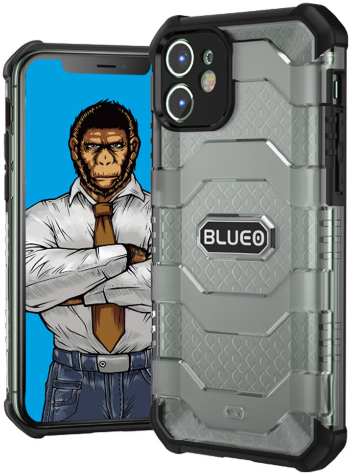 фото Противоударный чехол blueo military grade для iphone 11, цвет черный (b33-p11m-blk)