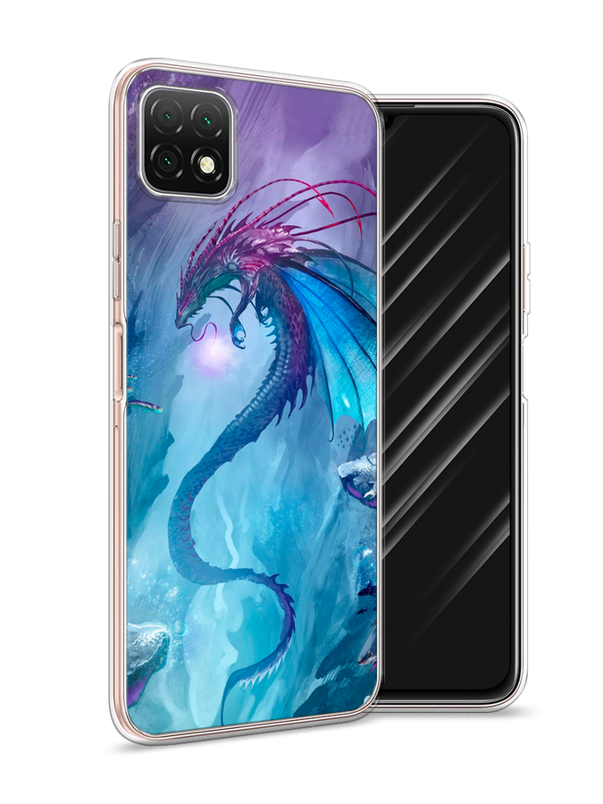 

Чехол Awog на Wiko T3 "Водный дракон", Разноцветный