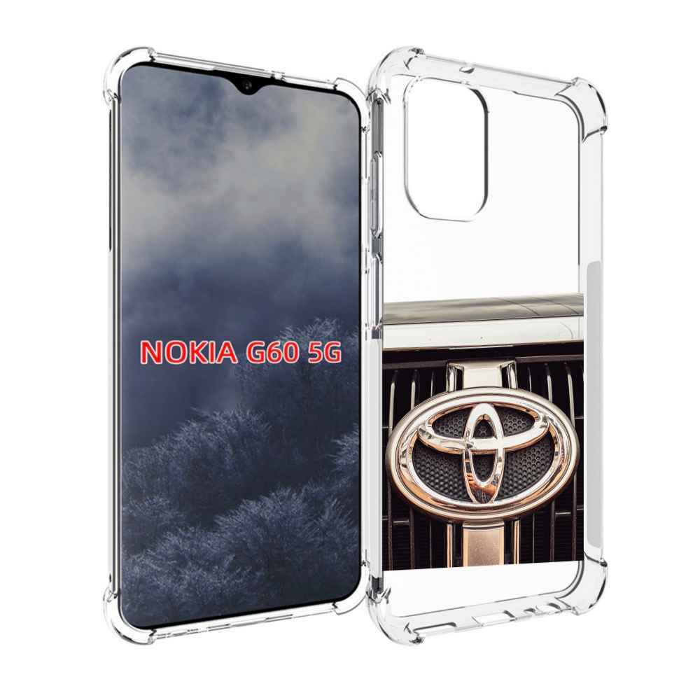 

Чехол MyPads toyota тоиота 3 для Nokia G60 5G, Прозрачный, Tocco