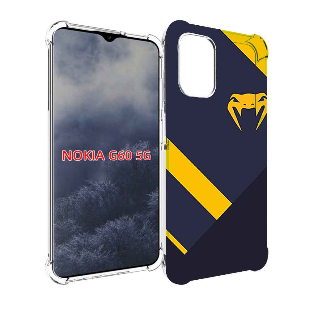 

Чехол MyPads venum мужской для Nokia G60 5G, Прозрачный, Tocco