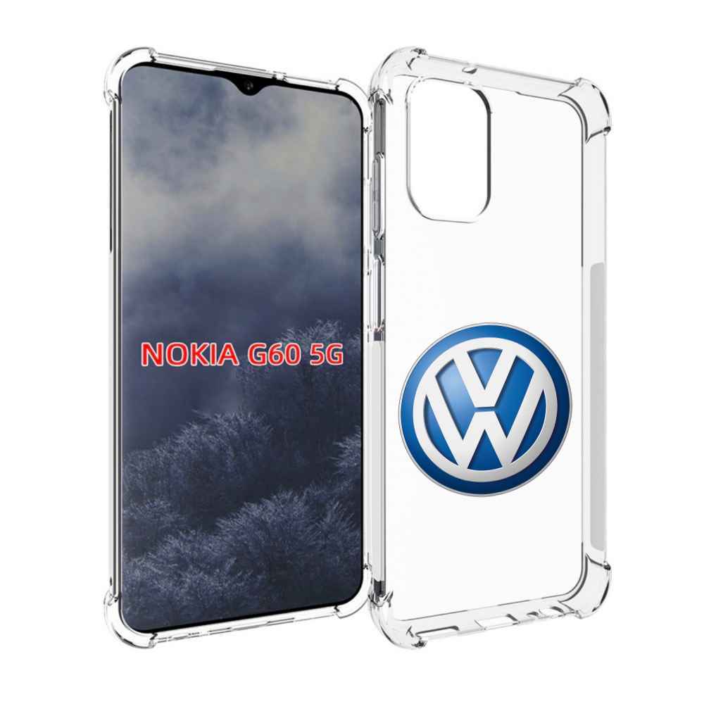 

Чехол MyPads volkswagen мужской для Nokia G60 5G, Прозрачный, Tocco