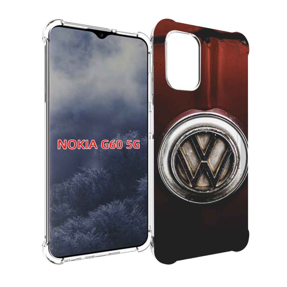 

Чехол MyPads volkwagen фольскваген 1 мужской для Nokia G60 5G, Прозрачный, Tocco