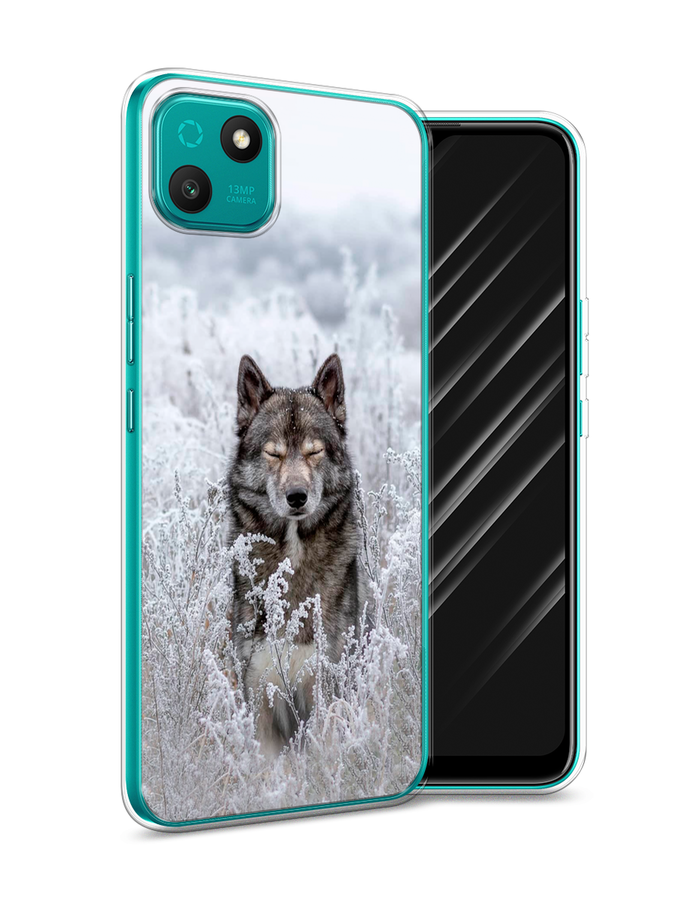 

Чехол Awog на Wiko T10 "Волк в поле", Разноцветный