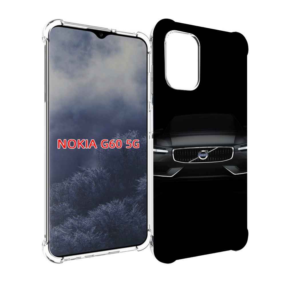 

Чехол MyPads volvo вольво 1 мужской для Nokia G60 5G, Прозрачный, Tocco