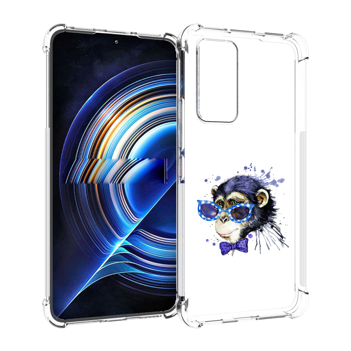 

Чехол MyPads акварельная обезьяна для Tecno Camon 19 Neo, Прозрачный, Tocco