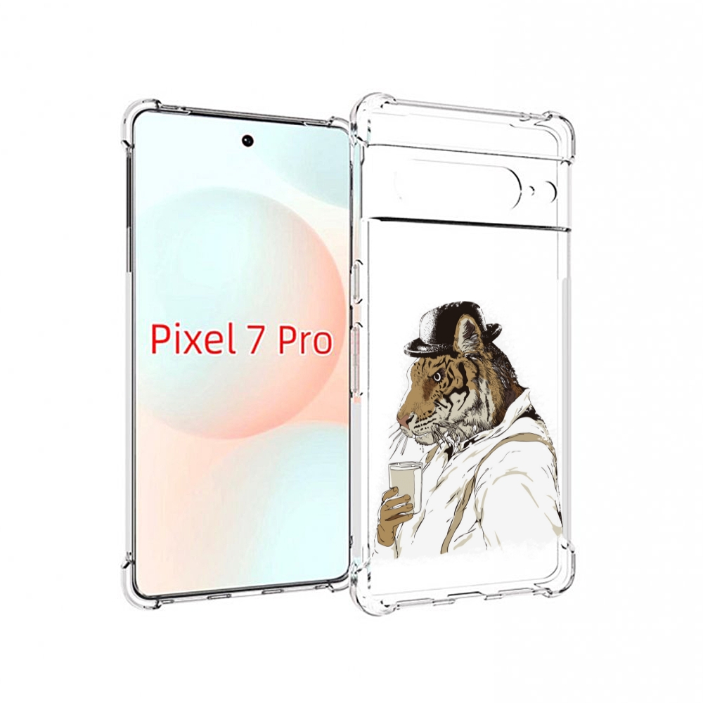 Чехол Mypads Тигр В Шляпе Для Google Pixel 7 Pro