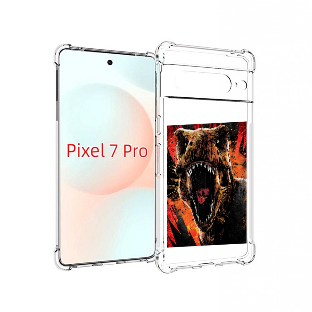 

Чехол Mypads Тиранозавр Для Google Pixel 7 Pro, Прозрачный, Tocco