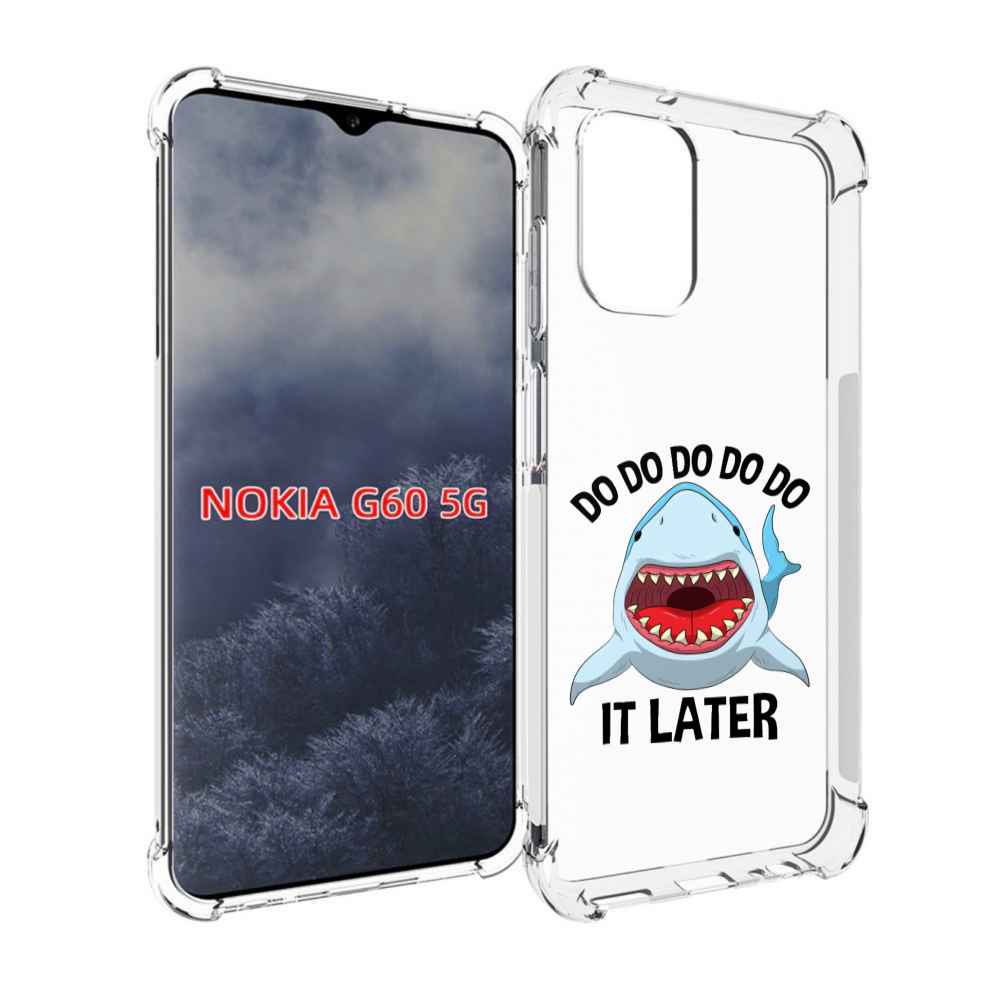 

Чехол MyPads Акула для Nokia G60 5G, Прозрачный, Tocco