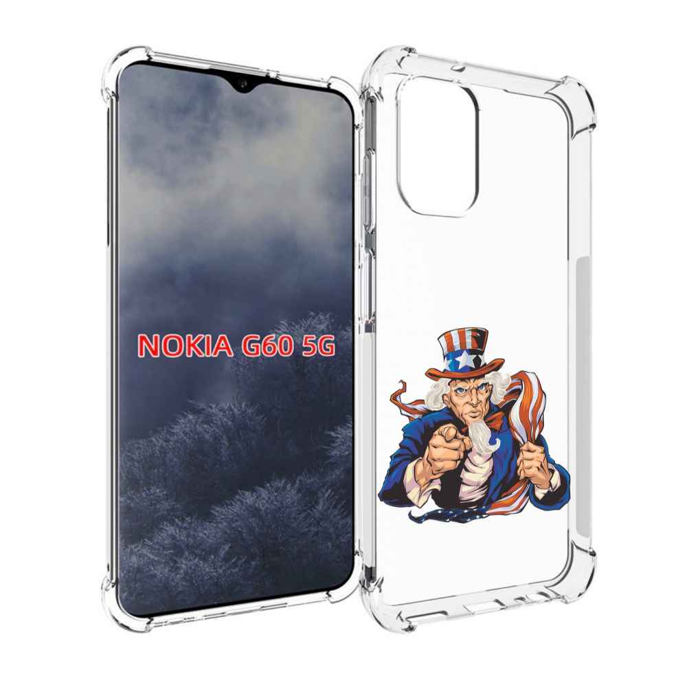 

Чехол MyPads Американский-дед для Nokia G60 5G, Прозрачный, Tocco