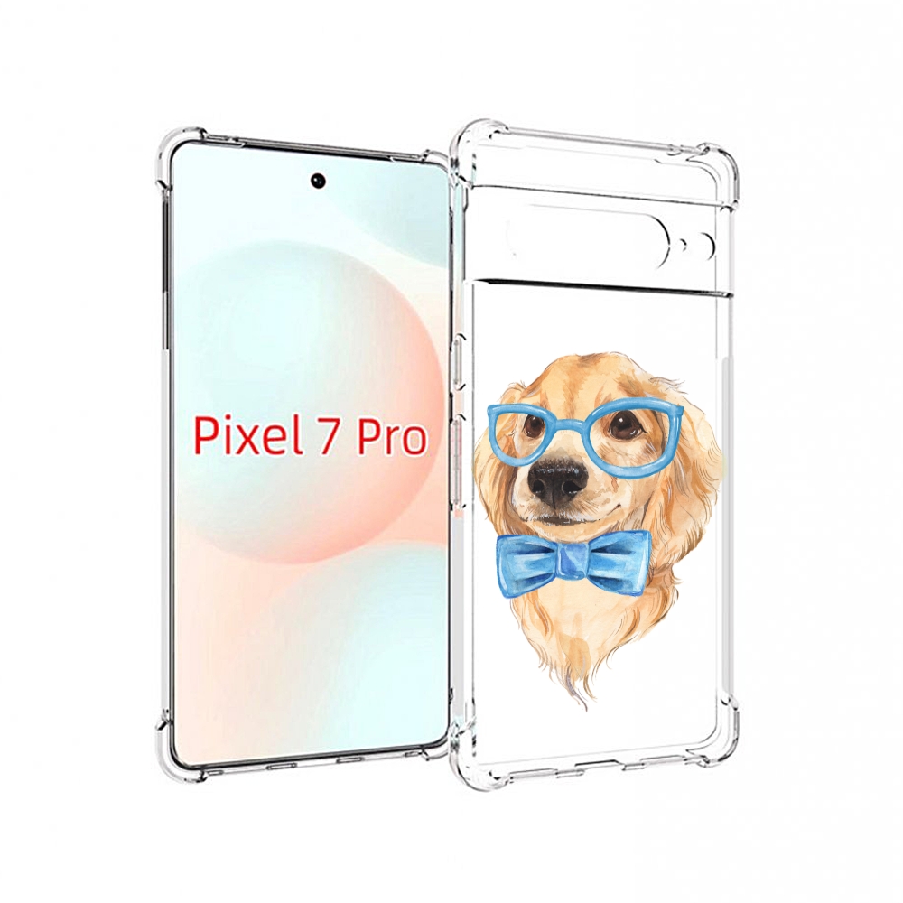 

Чехол Mypads Собака Интеллигент Для Google Pixel 7 Pro, Прозрачный, Tocco
