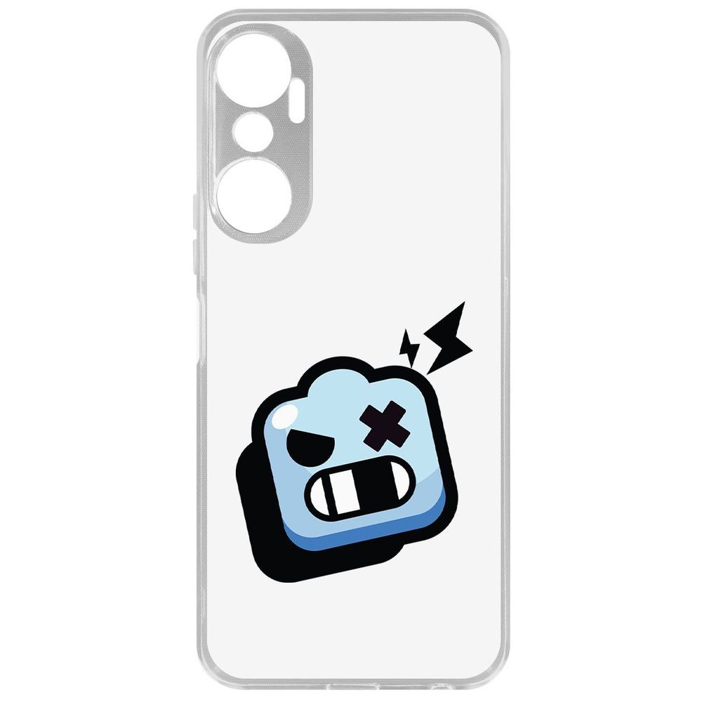 

Чехол-накладка Кейс Brawl Stars-Роборубка для Infinix Hot 20, Прозрачный