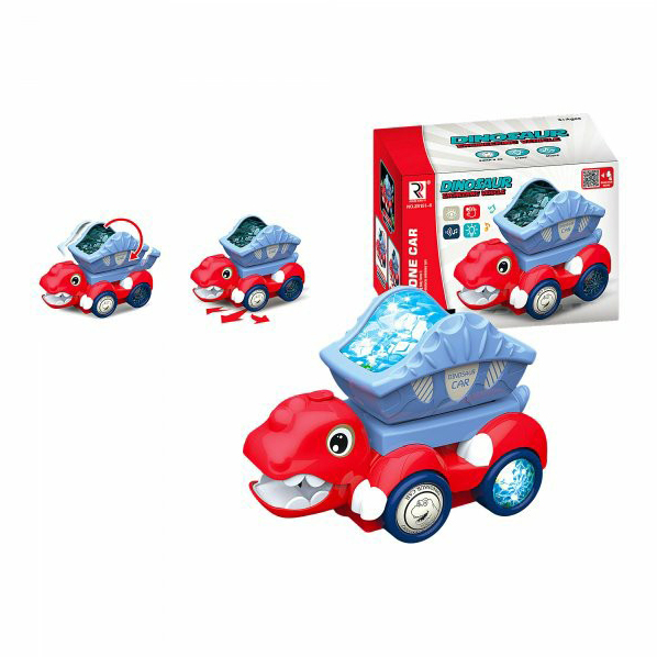 фото Интерактивная игрушка junfa toys, динозавр на колесах
