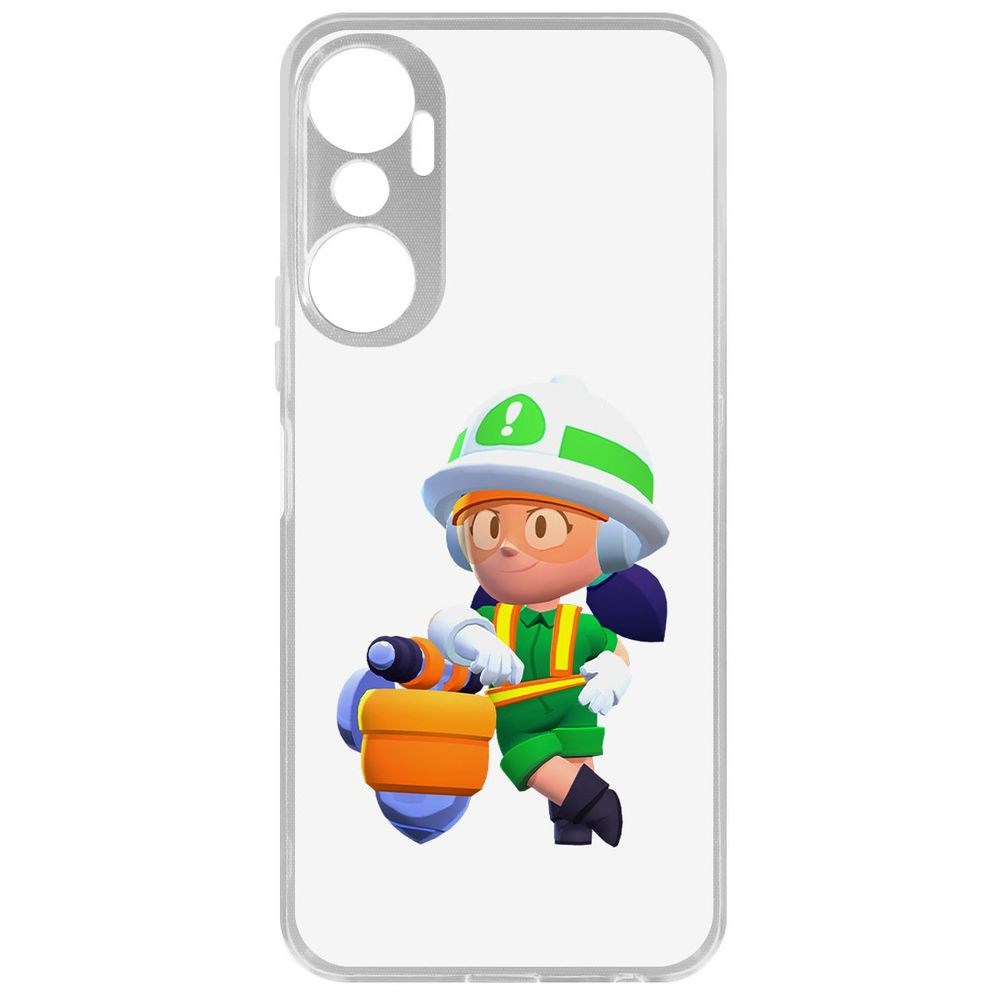 

Чехол-накладка Кейс Brawl Stars-Строительница Джеки для Infinix Hot 20