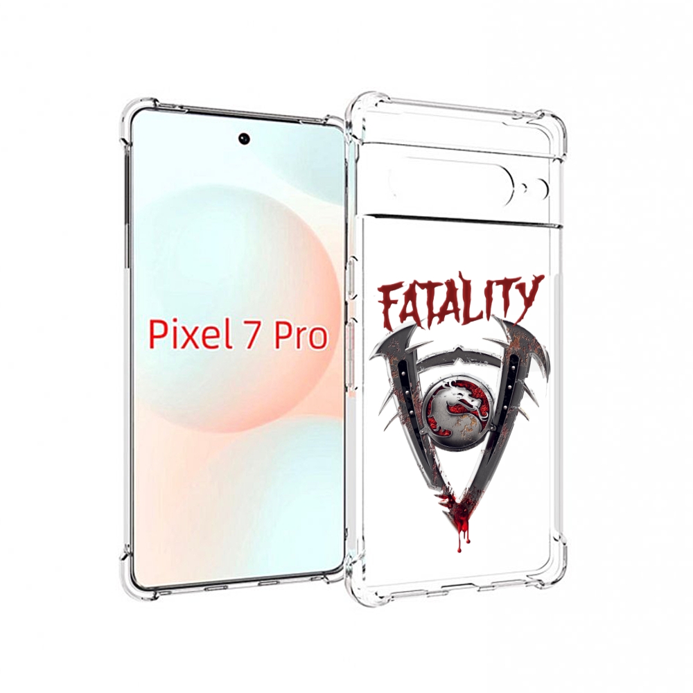 

Чехол Mypads Фаталити Мужской Для Google Pixel 7 Pro, Прозрачный, Tocco